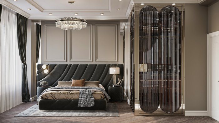 LuxArden project — modern üslubda mənzil interyeri, 135 m², 2023