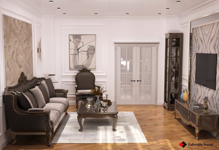 Neoklassik üslub, 145 m², 2023 — Ultra Lux project, kadr 4/6