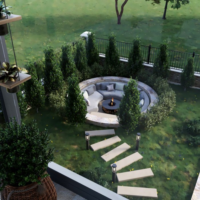 Villa layihəsi detalı — SEA BREEZE 2 layihəsi (neoklassik üslub, 278 m², 2024), kadr 7/7