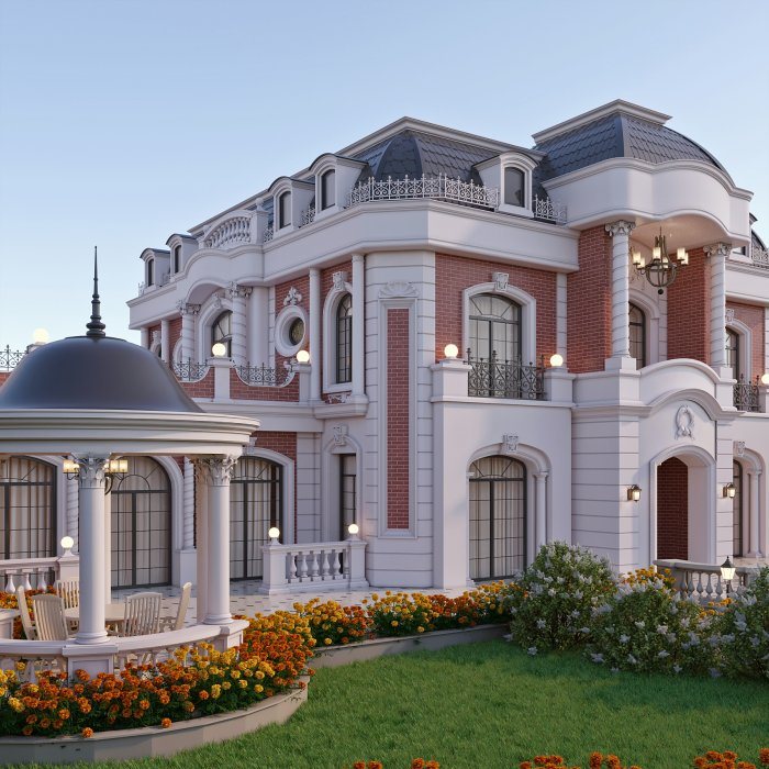 BRİSROL layihəsi obyektindən görüntü 3/5 — neoklassik üslub, 411 m², 2024