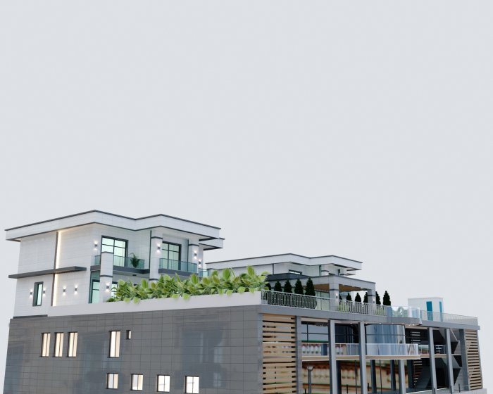 ŞÜVƏLAN layihəsi obyektindən görüntü 3/4 — modern üslub, 726 m², 2024