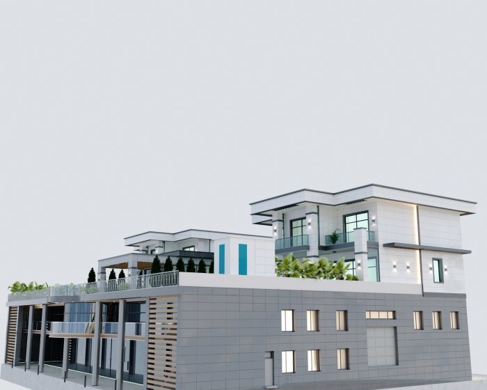 Modern üslub, 726 m², 2024 — ŞÜVƏLAN layihəsi, kadr 4/4