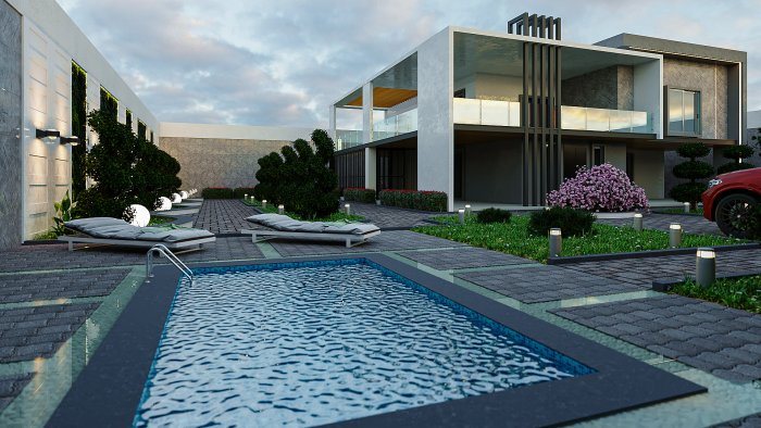 Modern üslub, 286 m², 2024 — MODERN villa layihəsi, kadr 4/6