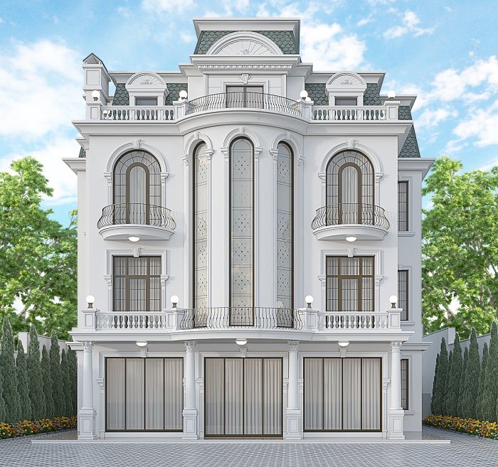 KLASSİK VİLLA layihəmiz obyektindən görüntü 3/3 — klassik üslub, 423 m², 2024