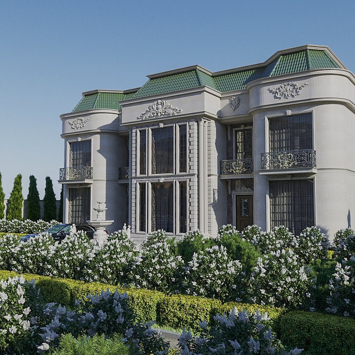 QUBA layihəsi obyektindən görüntü 3/6 — neoklassik üslub, 378 m², 2024