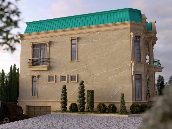 ŞÜVƏLAN layihəsi obyektindən görüntü 3/6 — neoklassik üslub, 568 m², 2024