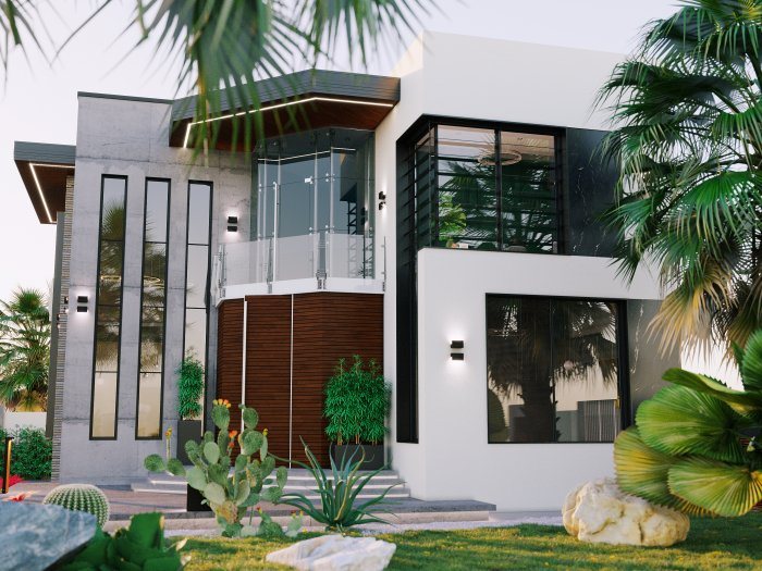 SHADOW HOUSE layihəsi — modern üslubda villa layihəsi, 311 m², 2024