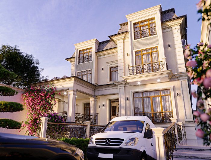 MONTİN layihəsi, neoklassik üslub, 475 m², 2024: villa layihəsi məkan həllərindən kadr 5/6