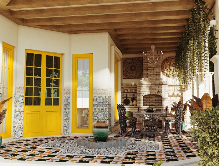 Villa layihəsi detalı — ŞƏRQ layihəsi (neoklassik üslub, 311 m², 2024), kadr 2/6