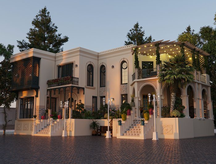 Neoklassik üslub, 311 m², 2024 — ŞƏRQ layihəsi, kadr 4/6