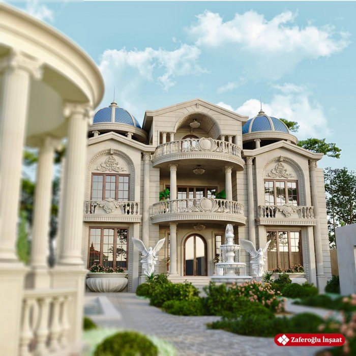 MƏRDƏKAN 7 layihəsi obyektindən görüntü 3/6 — klassik üslub, 568 m², 2024