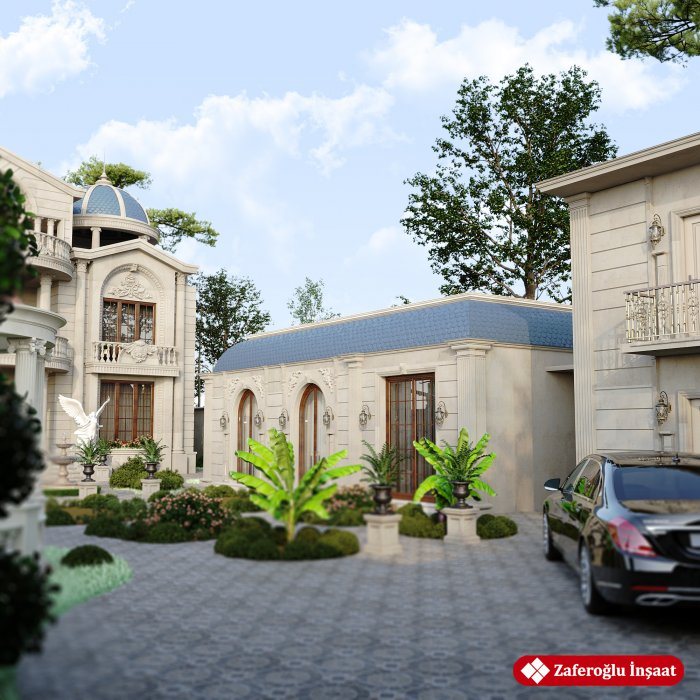Klassik üslub, 568 m², 2024 — MƏRDƏKAN 7 layihəsi, kadr 4/6