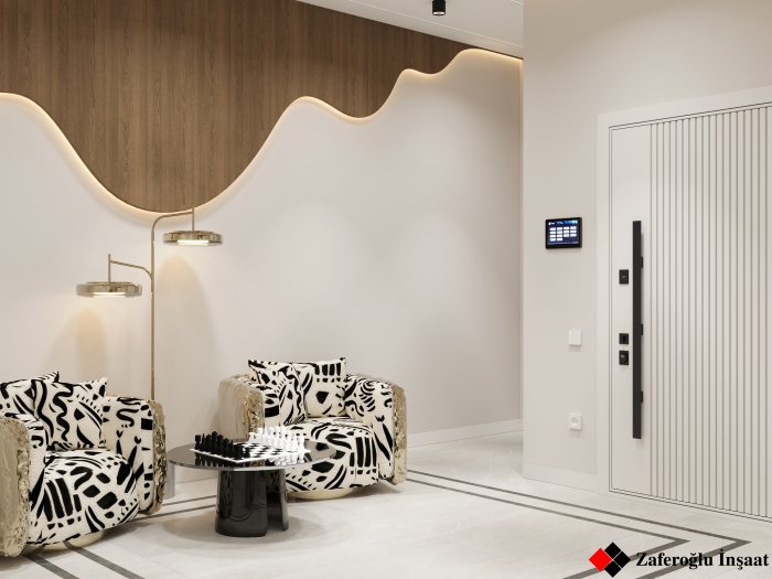 Mənzil interyeri detalı — Koroghlu Project (neoklassik üslub, 193 m², 2024), kadr 2/7
