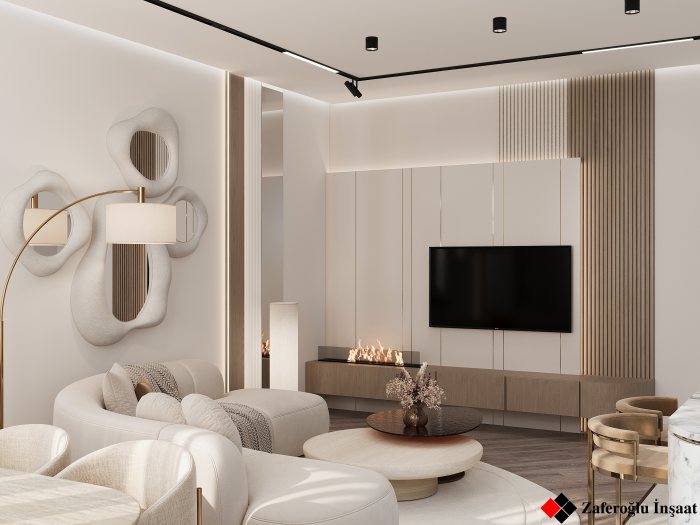 Mənzil interyeri detalı — Koroghlu Project (neoklassik üslub, 193 m², 2024), kadr 7/7
