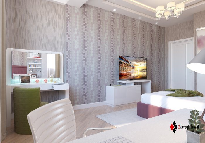 Mənzil interyeri detalı — Neo Class project (neoklassik üslub, 220 m², 2023), kadr 2/6