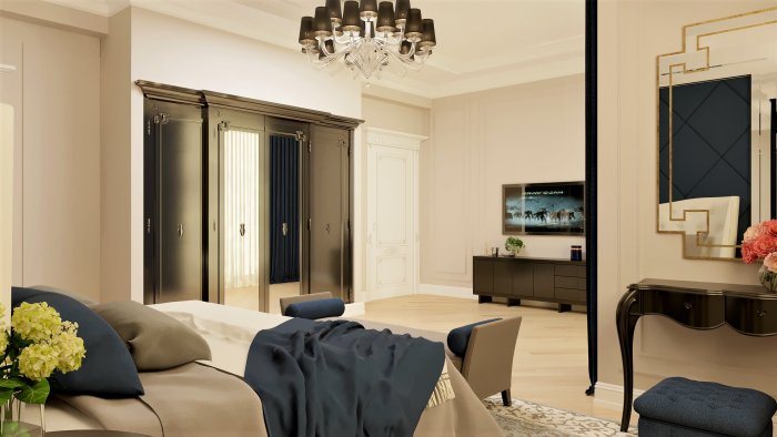 Neoklassik üslub, 260 m², 2023 — Natech design, kadr 4/6